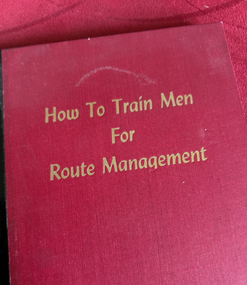 1948 Coca-Cola How To Train Men For Route Management Hard Cover Booklet