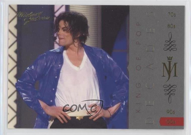 2011 Panini Michael Jackson King of Pop Decades Gold Michael Jackson #153 02v3
