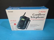 Vintage RadioShack 2.4GHz Cordless Phone ET-3537 Boxed Prop Repair Parts AS IS