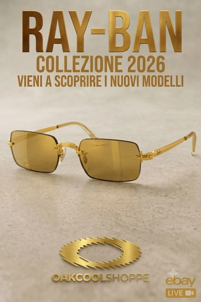 Ray-ban occhiali da sole: nuovi modelli collezione 2026 Asap Rocky & altro