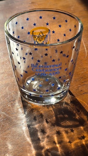 Vintage Bicentennial Glass, 1/2 Pint, Very Nice! 250th Anniversary