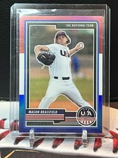 2023 Panini USA Baseball Stars & Stripes Red, White, & Blue Mason Brassfield