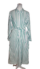 Universal Threads Shirt Dress Women's Size S Button Front Striped Collared