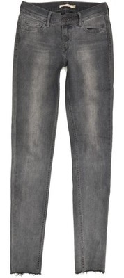 Levi's 710 Super Damen Jeans Grau Skinny Slim Stretch W28 L31 (93253)