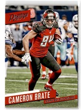 2017 Panini Prestige Cameron Brate #9 Tampa Bay Buccaneers