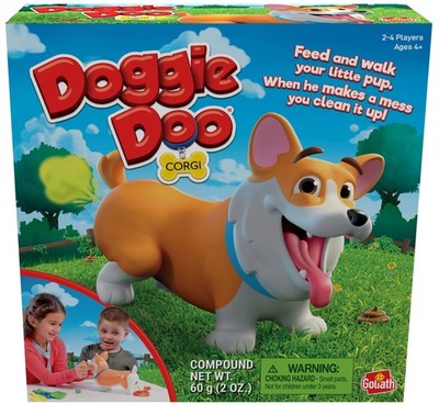 Goliath Games Doggie DOO Corgi   Füttern Sie den Hund und sammeln Sie seinen DOO