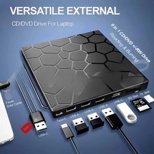 USB 3.0 Slim External CD DVD Drive Disc Playe...