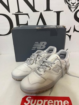 New Balance 550 Shoes Mens Size 12 White Leather Low Top Sneakers BB550LN1