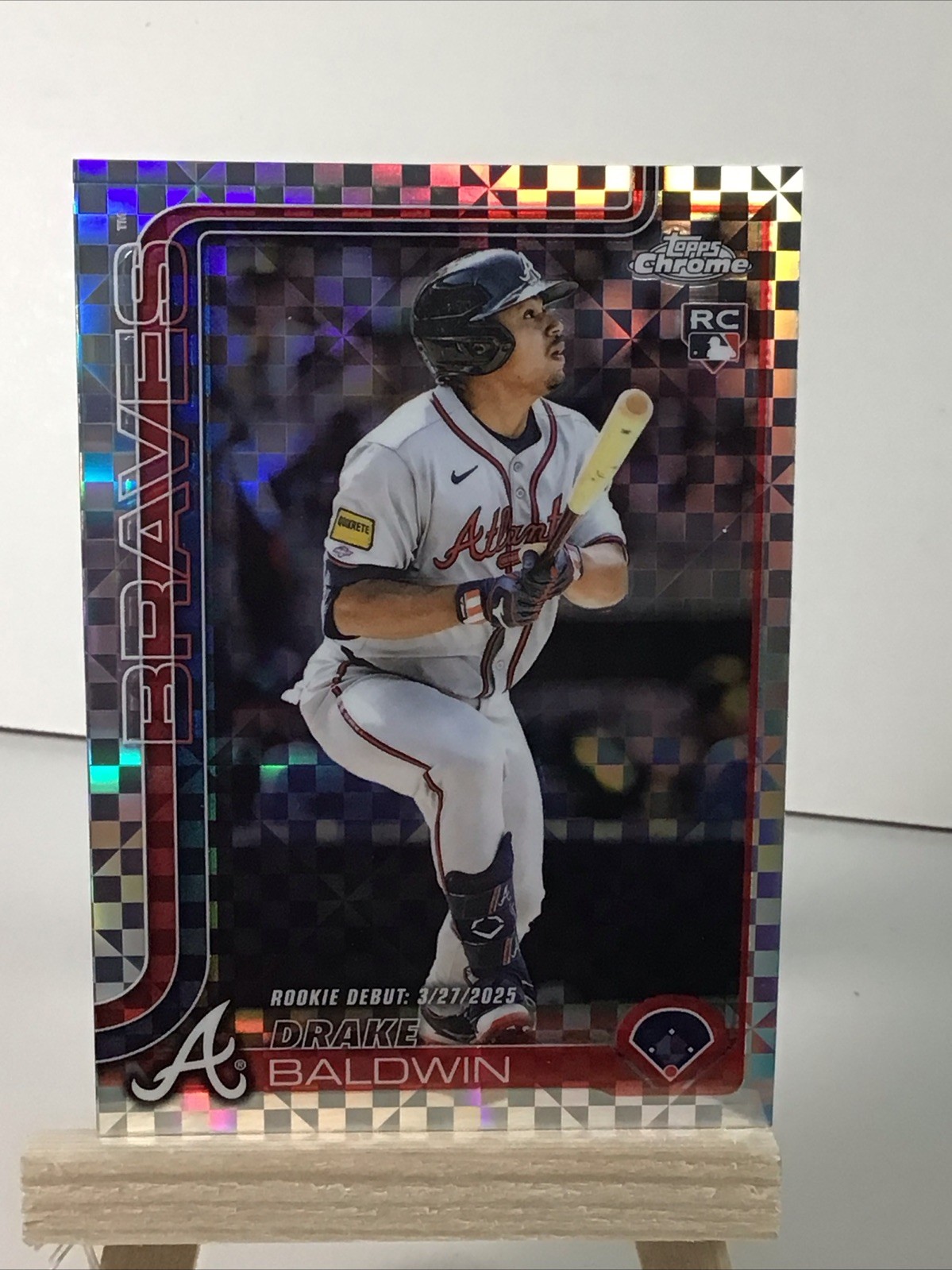 2025 Topps Chrome Update Drake Baldwin X-Fractor #USC88