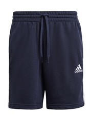 adidas men Essentials French Terry 3-Stripes Shorts Legend Ink Size L