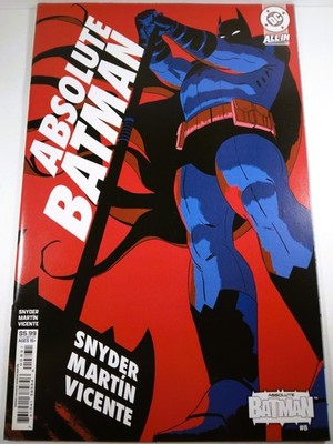    ABSOLUTE BATMAN #8 FIRST PRINT MARCOS MARTIN CARD STOCK VARIANT C 1st VF+