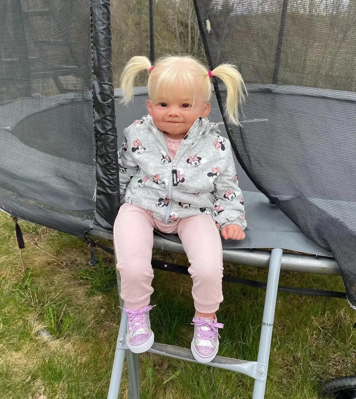 28" Reborn Baby Doll Painted Kit Toddler Girl Rooted Hair DI