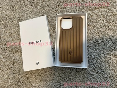 Genuine Rimowa iphone 16 Pro Max Gold Aluminum Phone Case NEW | eBay