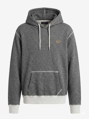 Men's Wear FRED PERRY FRED PERRY hoodie gray