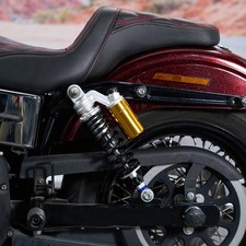 Remote Reservoir Rear Suspensions Shock For Harley Dyna Fat Bob Low Rider 91-17