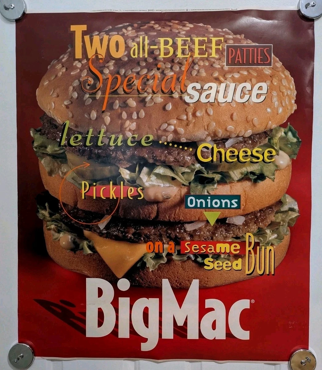 マクドナルド★ポスター★34★ビンテージ★McRock-n-Roll CAFE mcdonalds poster products for sale | eBay