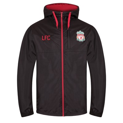 Liverpool FC Chaqueta cortavientos oficial Para hombre Impermeable 