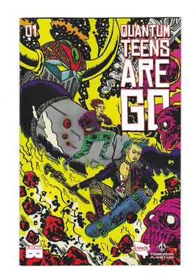  Quantum Teens Are Go #1 / Forbidden Planet Variant / Black Mask / Comic Book 