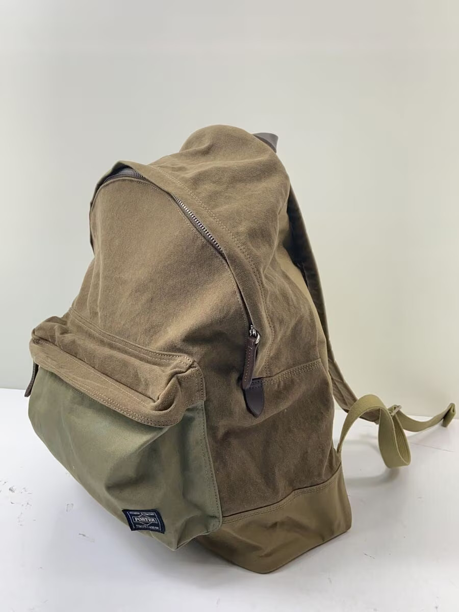 PORTER Bridge Daypack Backpack -- Green, Solid Co… - image 2