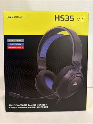 Corsair HS35 V2 Multi Platform Wired Gaming Headset *New In Box*
