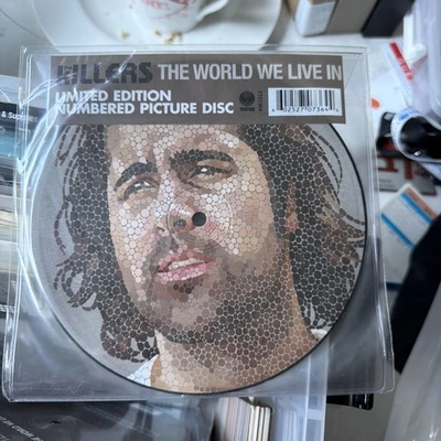 THE KILLERS The World We Live In Rare UK 7” Picture Disc new - Image 1 of 4
