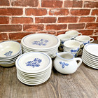 Pfaltzgraff Yorktowne Stoneware Dinnerware Set Service for 8 - 38 Pieces Vintage