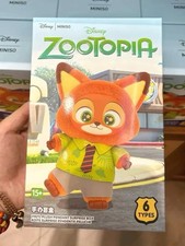 MINISO full Zootopia Series doll Vinyl Plush Pendant Blind Box Figure Gift Plu