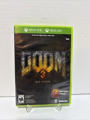 DOOM 3 BFG Edition (Xbox One / Xbox 360) authentic, tested/works Poster Included