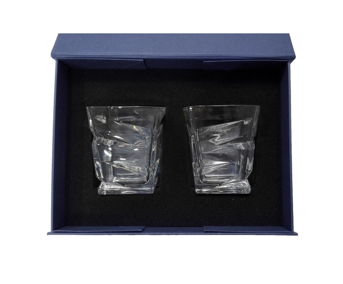Bohemia Crystal Tumbler DOF Gift Set 2pc drinking glass