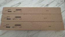 3 x Ikea BESTA Suspension Rail Galvanized Steel Silver Colour Wall Hanging 60 cm