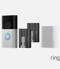 Ring Doorbell Plus with Chime and Additional Quick Release Battery - Brand New
