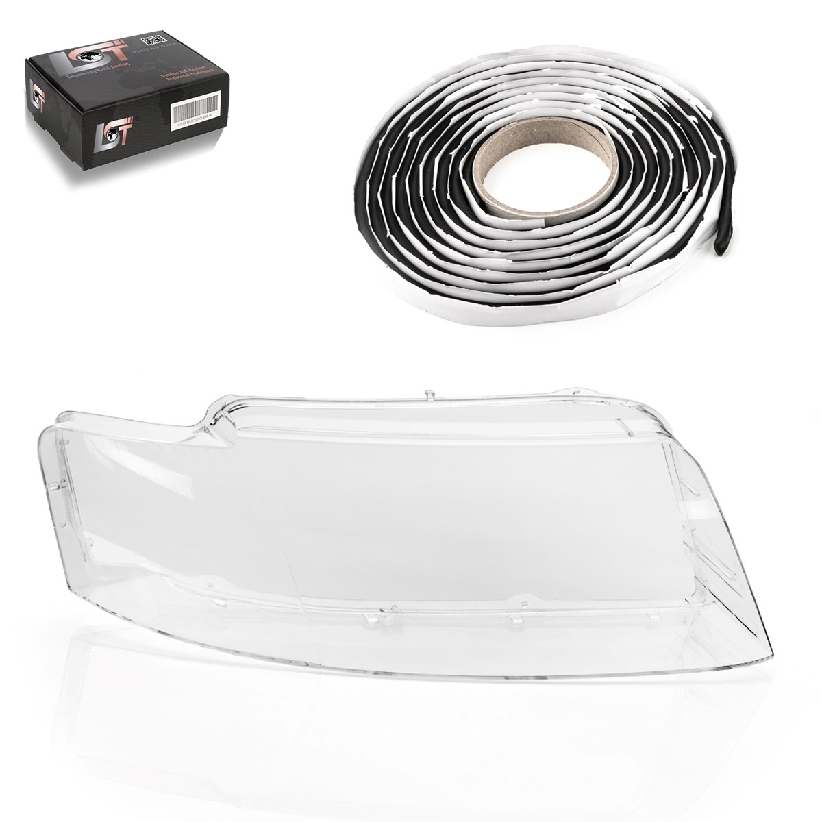 Headlight Glass Diffuser Protective Screen Right for Audi A4 8E B6 2000-2005