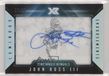 2017 Panini XR Luminous Endorsements 63/99 John Ross III #LE-JR Auto gn1