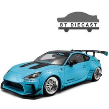 SOLIDO 2024 TOYOTA GR86 LBWK BODY KIT 1/18 BABY BLUE / BLACK TOP S1813601