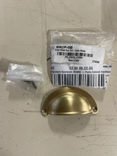 Signature Hardware 453906 Ansel 2-3/4" Cup Cab Pull - Stn Brs (LT. WEAR/TEAR)