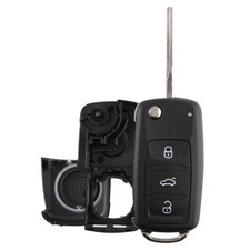 Key Fob Remote Flip Shell Case For 2010-2016 Volkswagen Nbg010180t Nbg010206t