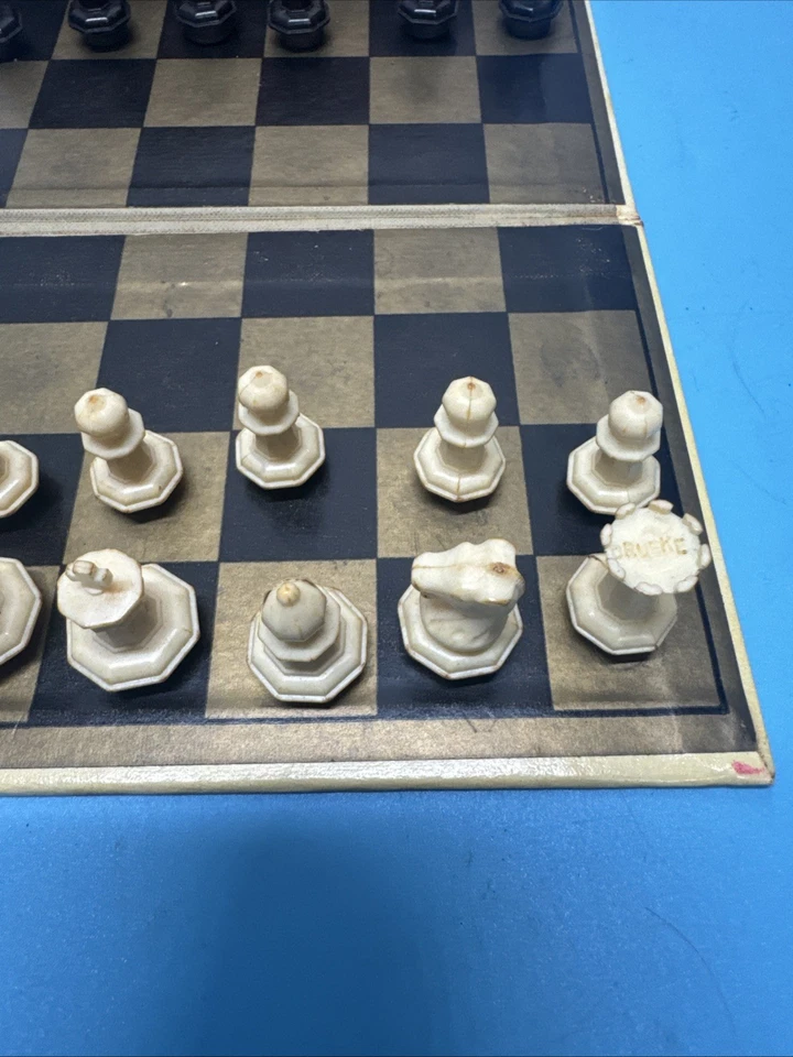 Vintage Drueke Remotrol Magnetic Chess Set w/Original Box & All Pieces NO Manual - Image 3 of 4