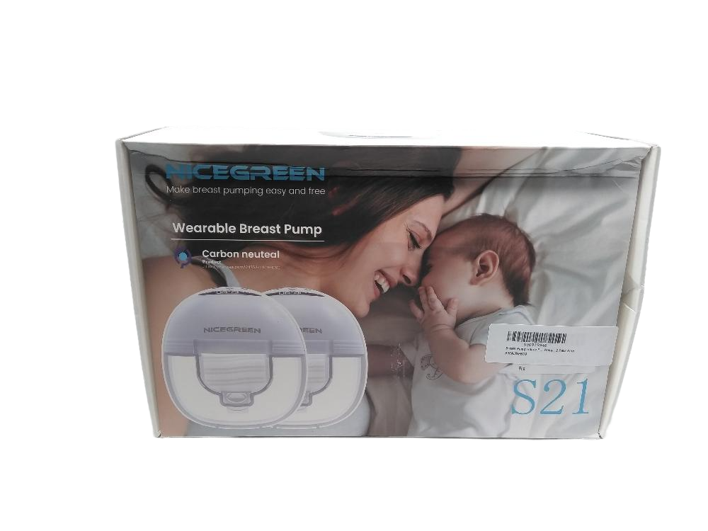 Breast Pump Hands Free with Carrying Bag, Breastfeeding Pump Damaged Packaging-image