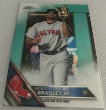 2016 Topps Chrome Baseball Jackie Bradley Jr. Boston Red Sox base card #96