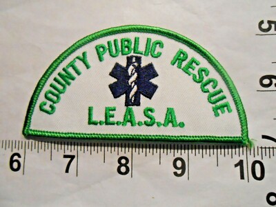L.E.A.S.A. County Public Rescue (Logan, WV) Patch    free shipping