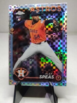 2024 Topps Chrome Update #USC175 Alex Speas RC Rookie X-Fractor Astros