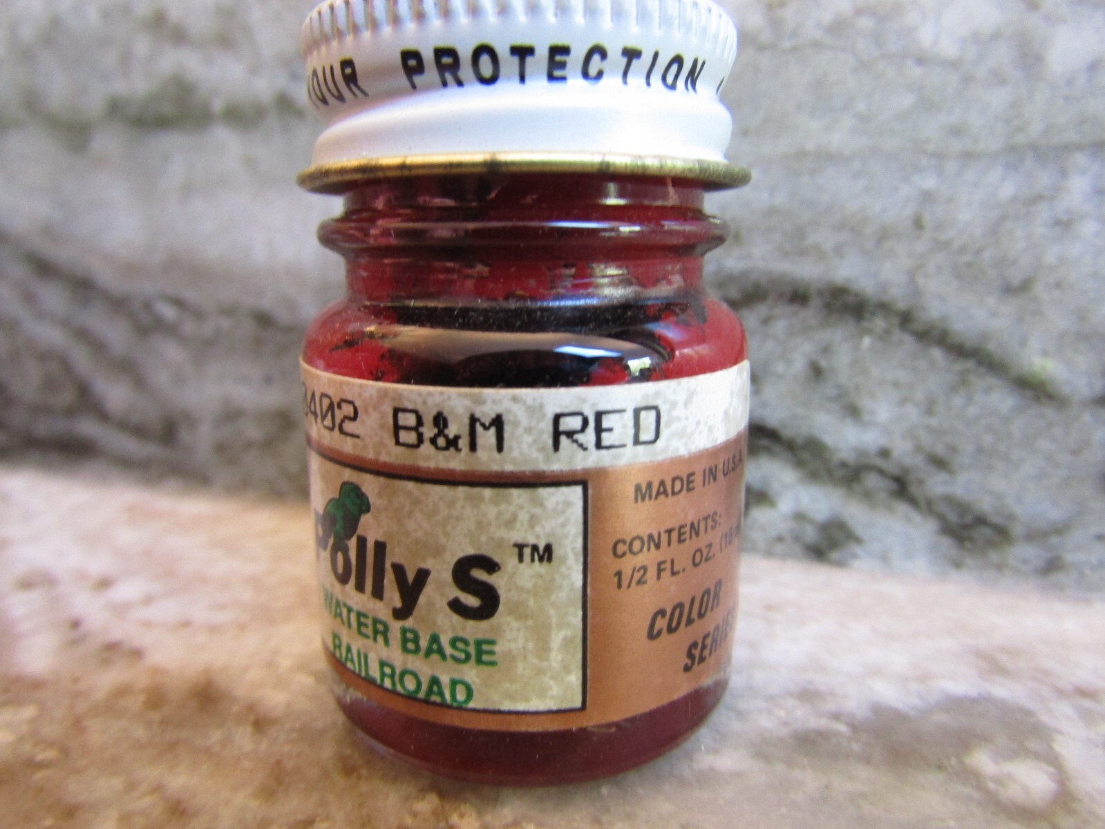 FLOQUIL POLLY S SCALE RAILROAD COLORS MODEL PAINT .5oz .5 oz B&M