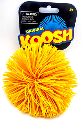 Original Koosh Ball Yellow Hasbro Play Monster Natural Latex