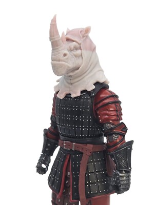 Custom 3d Printed Rhino Knight Headsculpt For Mythic Legions or 1/12 Scale 