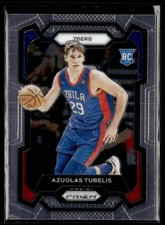 2023-24 Panini Prizm Azuolas Tubelis RC #283 Philadelphia 76ers