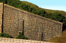 Monroe Models ~ HO Wing Walls Random Stone For Bridge Abutment ~ 2 Pcs ~ 105