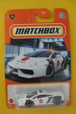 LAMBORGHINI  GALLARDO POLICE CAR - MATCHBOX 2021 - 1:64 SCALE - WHITE