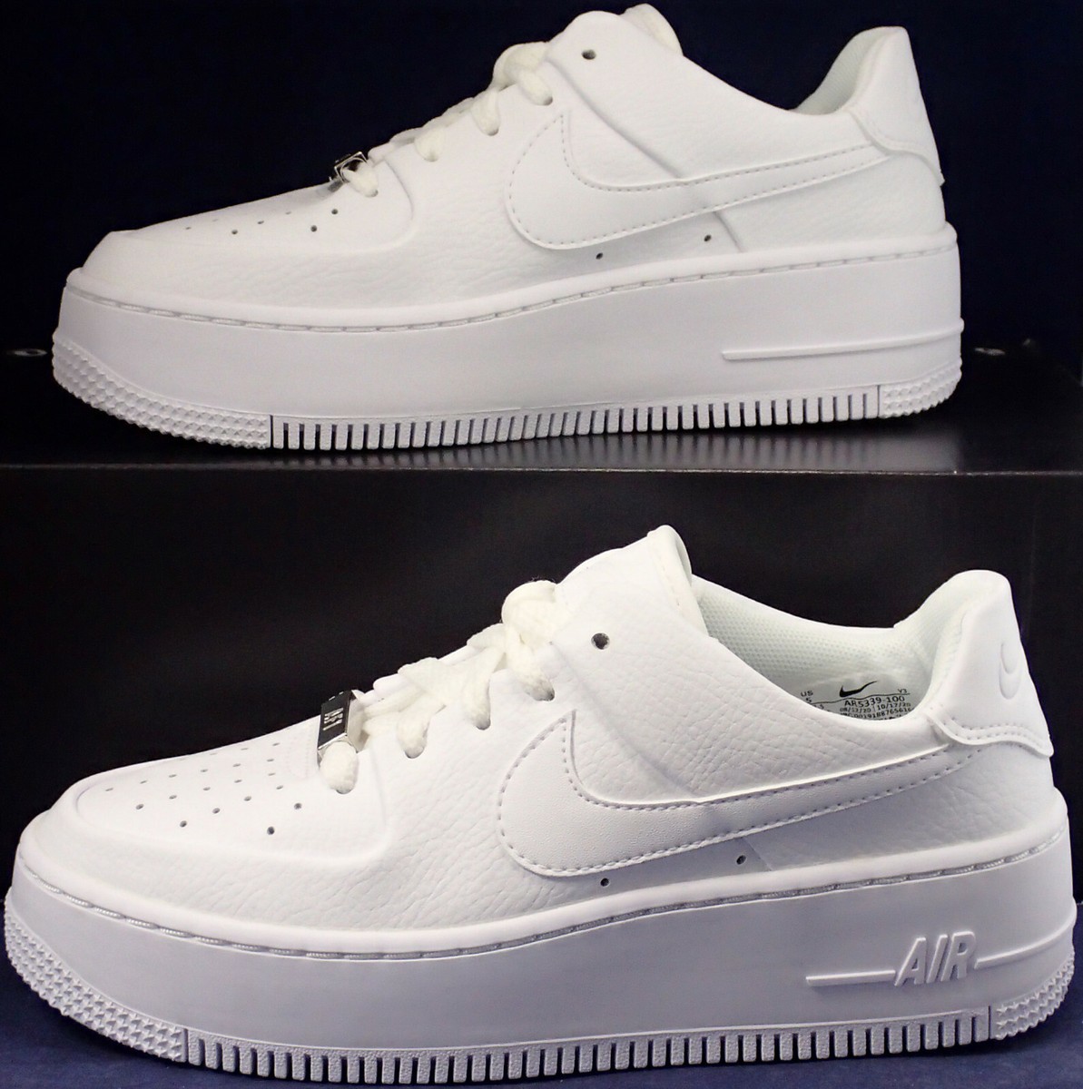 Buy Size 11 - Nike Air Force 1 Sage Low Triple White W online | eBay