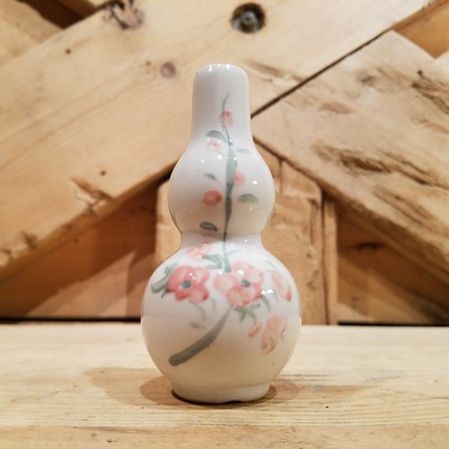 Pink, White & Green Floral Bud Vase Bottle Shaped - Swanky Barn - Picture 12 of 12