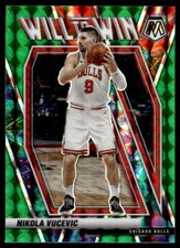2020-21 Panini Mosaic: Will to Win Mosaic Green #17 Nikola Vucevic